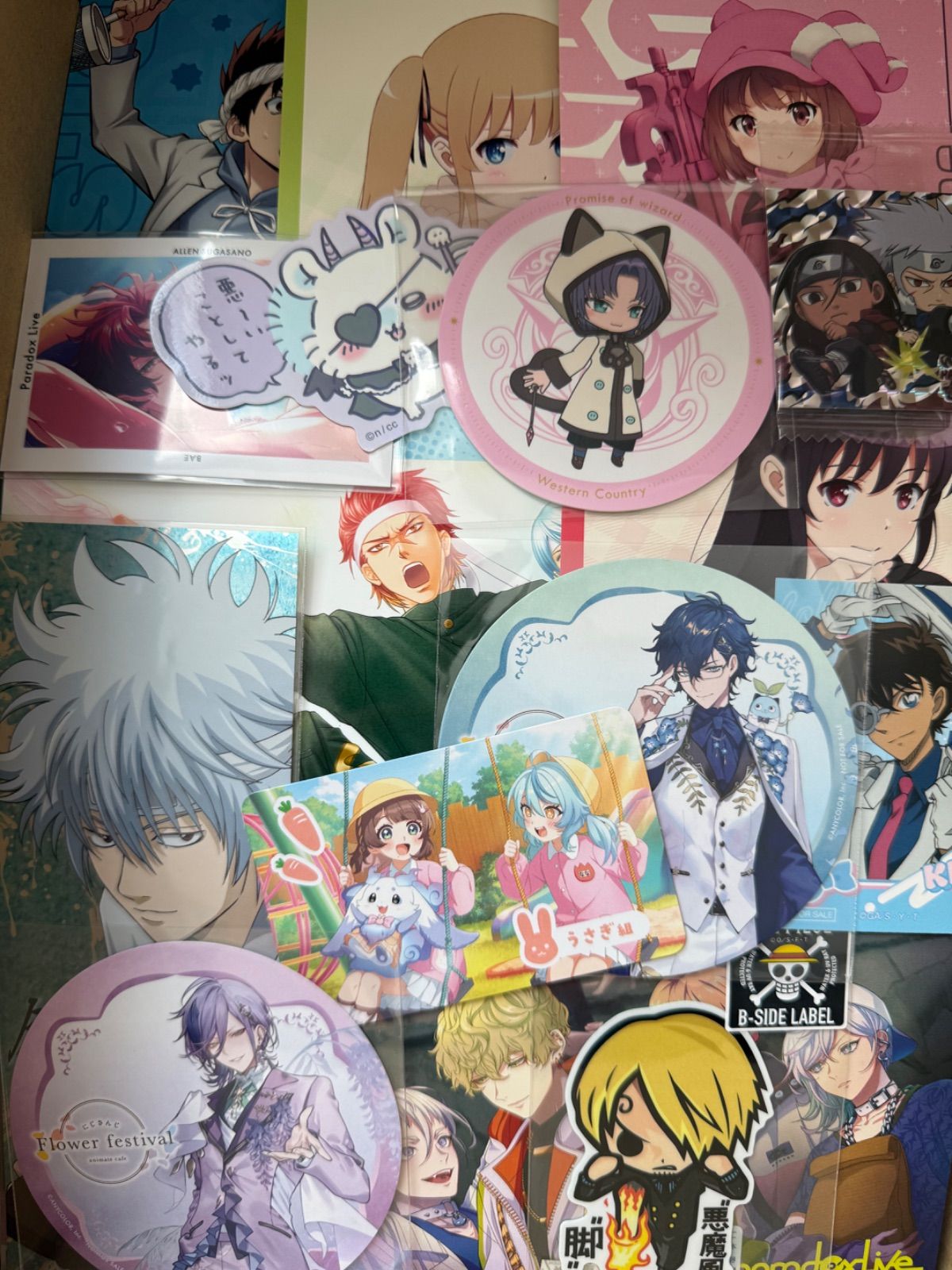 紙類 アニメ ゲーム まとめ売り 大量 コースター ポストカード カード