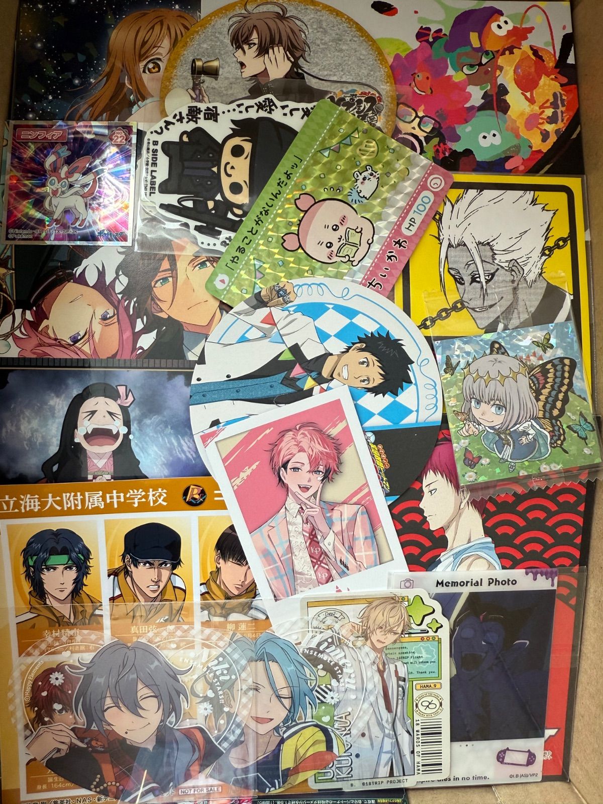 紙類 アニメ ゲーム まとめ売り 大量 コースター ポストカード カード