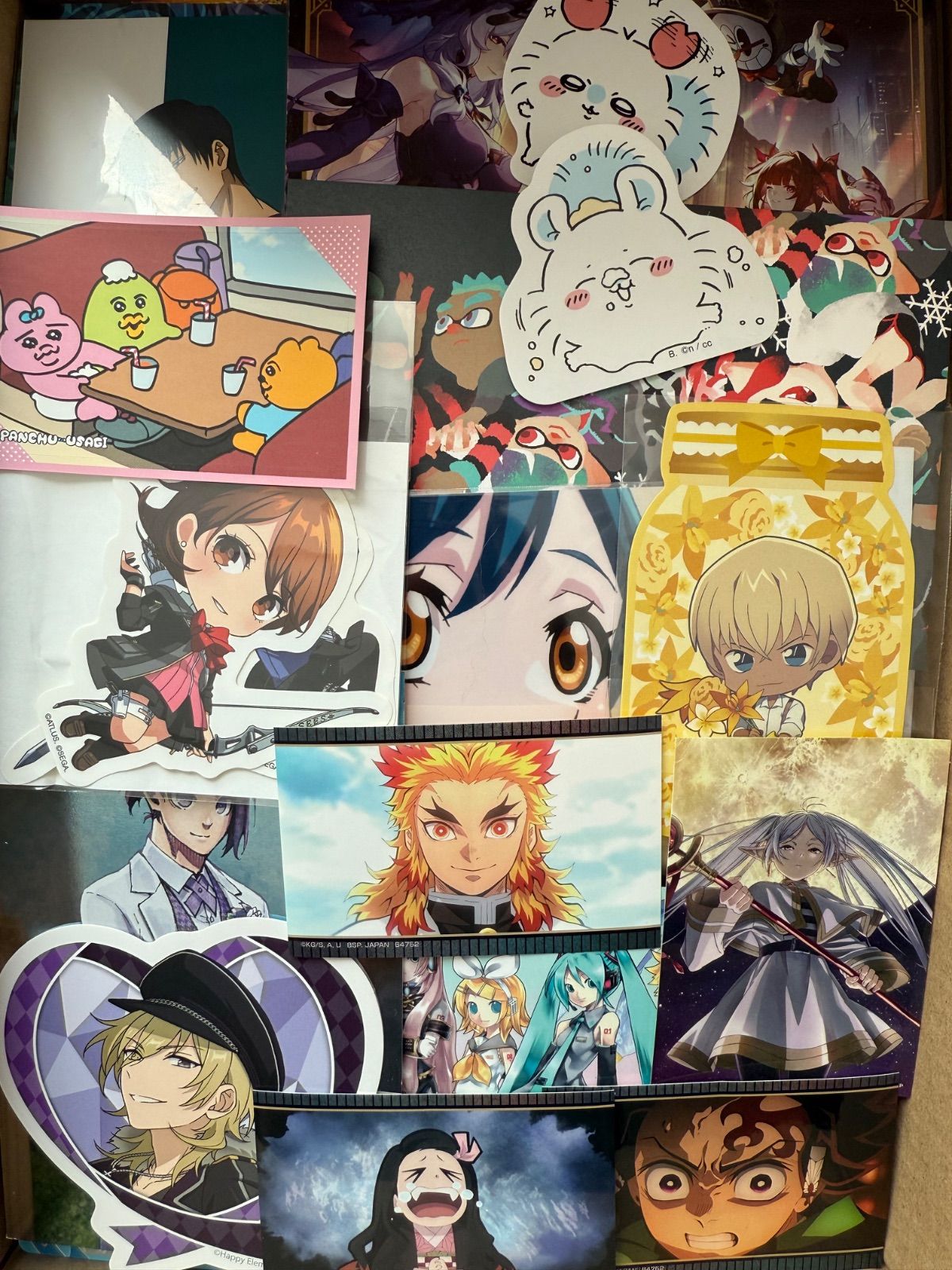 紙類 アニメ ゲーム まとめ売り 大量 コースター ポストカード カード