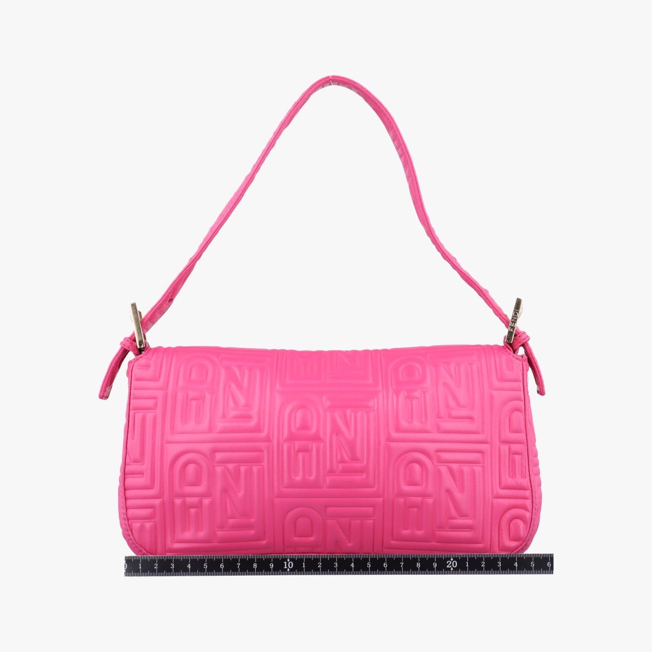 フェンディFendiマンマバケット ピンク系 レザー 8BR600 2373-8BR600