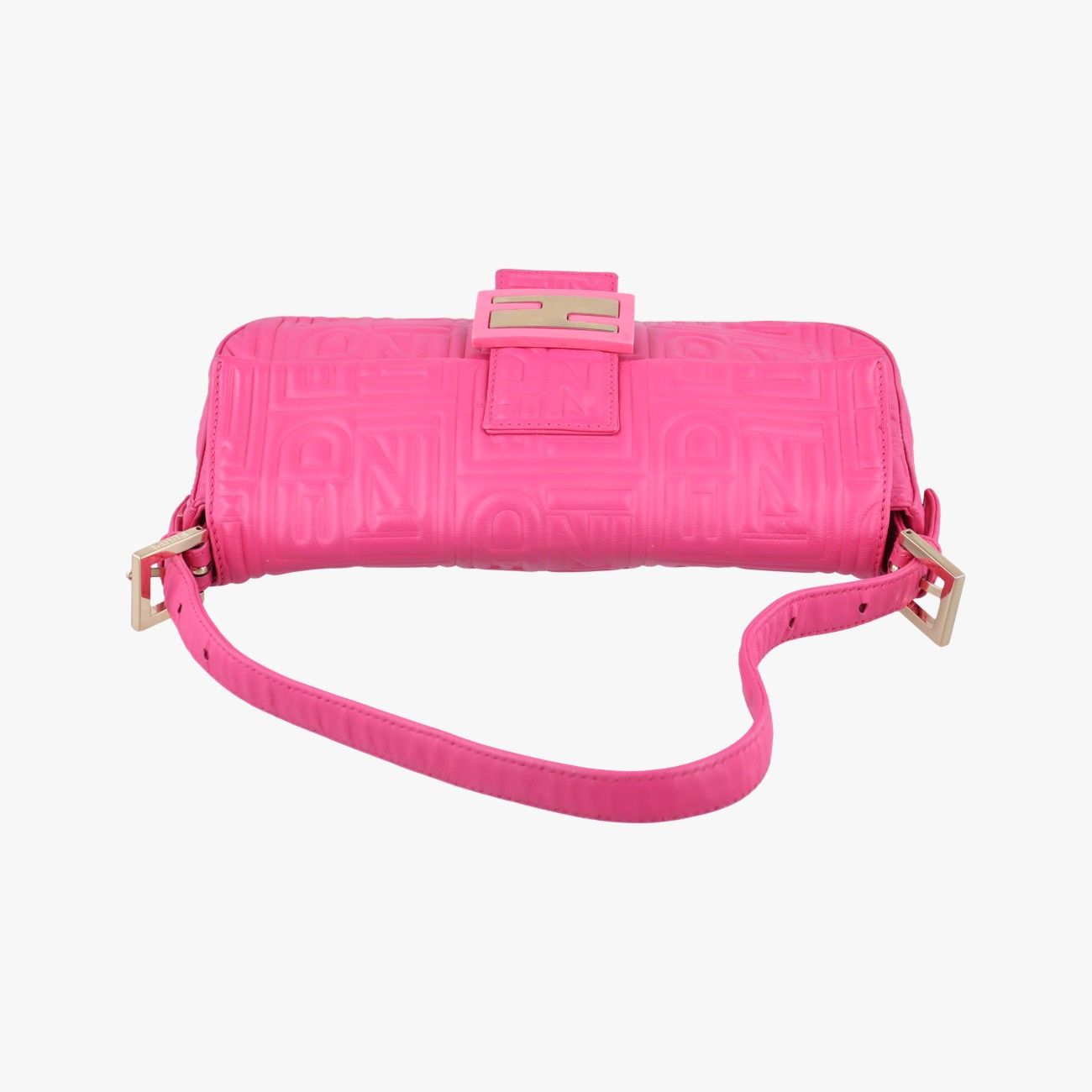 フェンディFendiマンマバケット ピンク系 レザー 8BR600 2373-8BR600