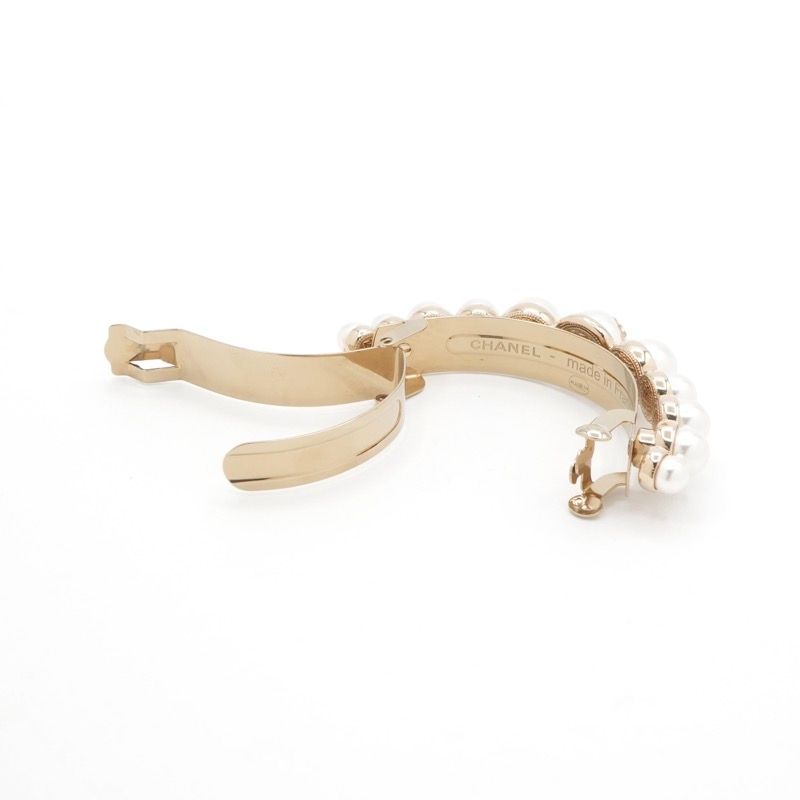 シャネル CHANEL ヘアアクセサリー ゴールド ココマーク バレッタ ヘア