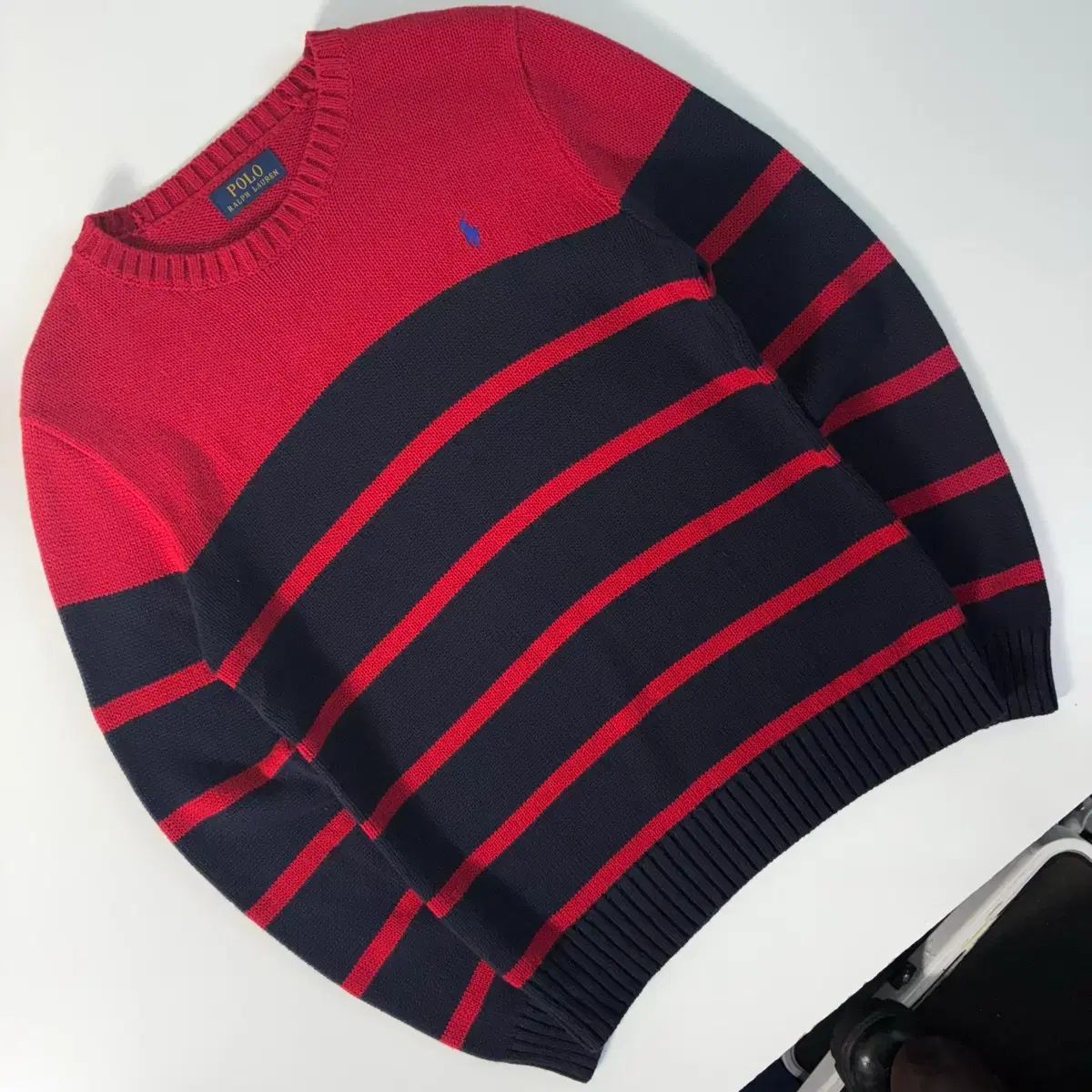 POLO ポロ ラルフローレン 刺繍 コットン BOYS ストライプ ニット