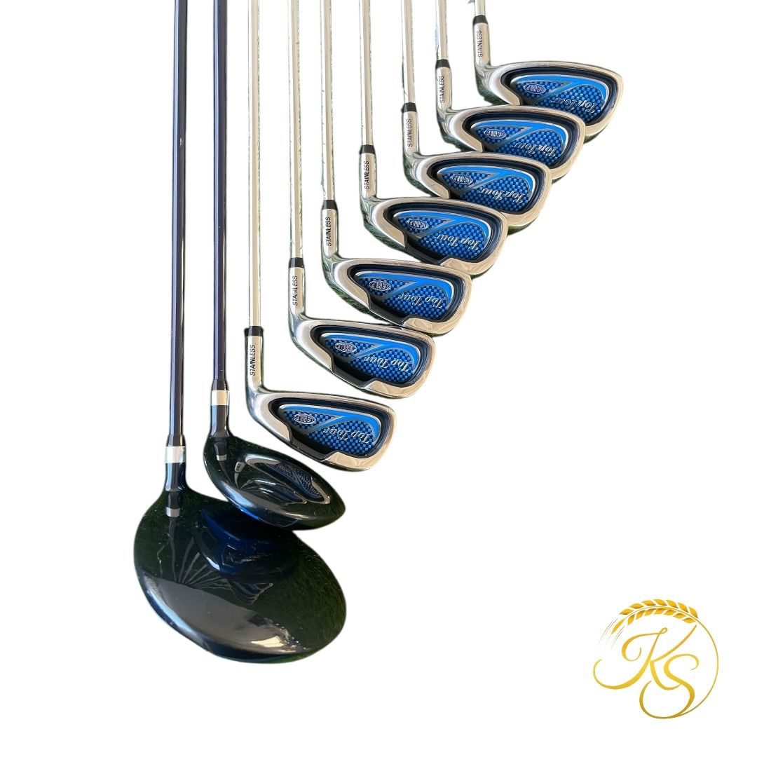 US GOLF ゴルフクラブ 9本 右 Top Tour STAINLESS ゴルフ 送料無料