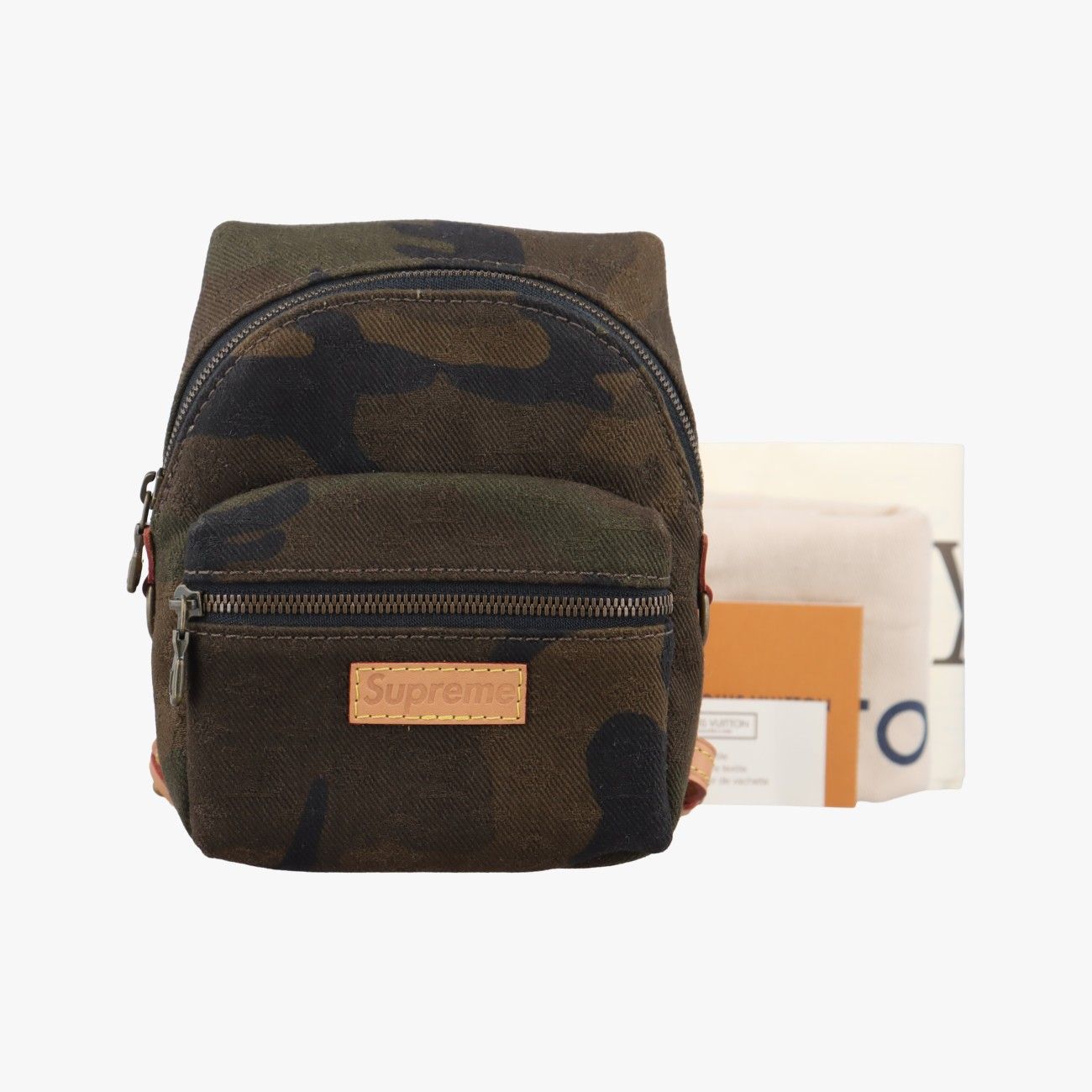 ルイヴィトンLouis Vuittonシュプリーム アポロ コラボ ナノ カモフラージュ キャンバス M 44201 TR 2137