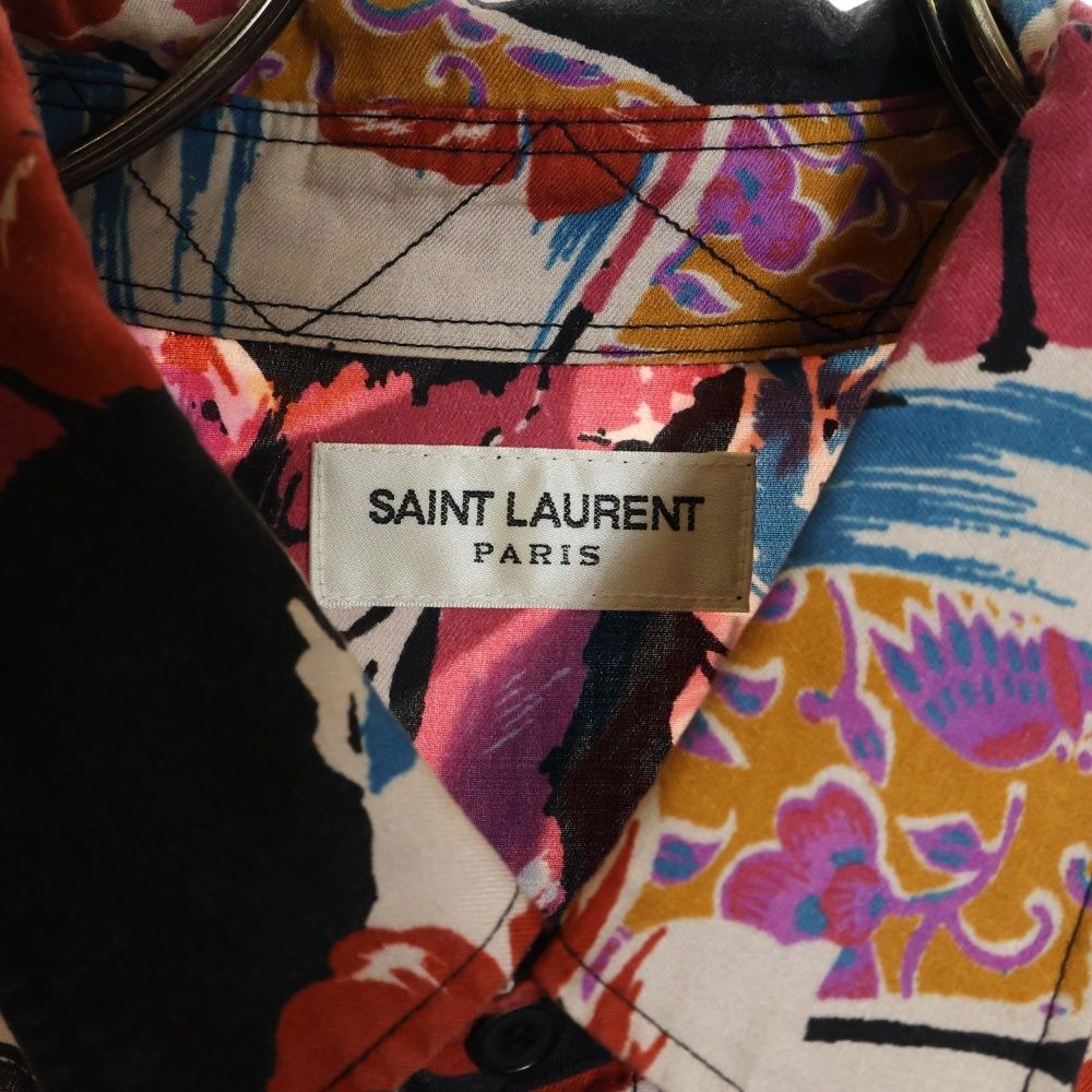SAINT LAURENT PARIS (サンローランパリ) 21SS フラワー総柄 長袖