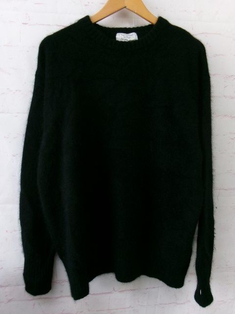 ｱﾝﾌｫﾛｰ ﾆｯﾄ ｾｰﾀｰ ﾌﾟﾙｵｰﾊﾞｰ 無地 23-080-684-0002-3-0 ﾌﾞﾗｯｸ 3