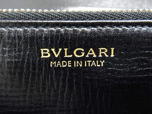BVLGARI ブルガリ 財布 イザベラロッセリーニ - ブラック レザー