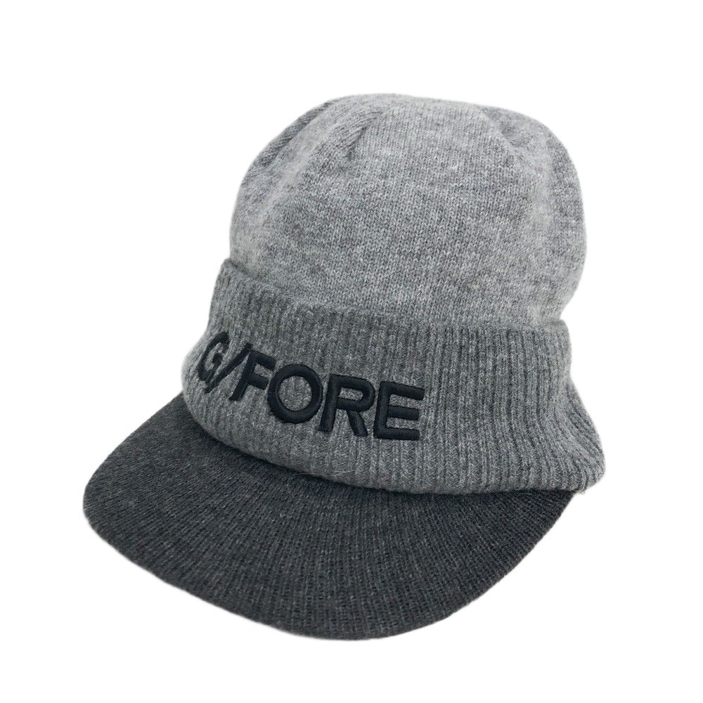 G/FORE ジーフォア ニットキャップ グレー系 1098 [240101535709