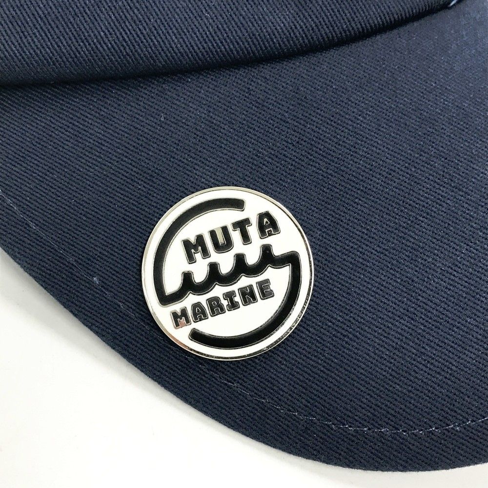 MUTA MARINE ムータマリン マーカー付 キャップ ネイビー系 57-59cm