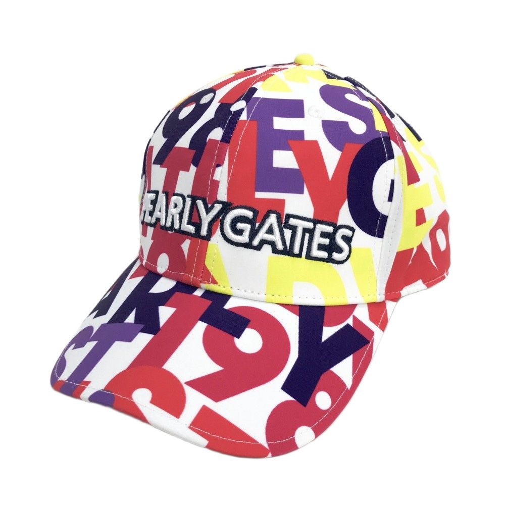 PEARLY GATES パーリーゲイツ キャップ 総柄 ホワイト系 FR [240101570360] ゴルフウェア ストスト