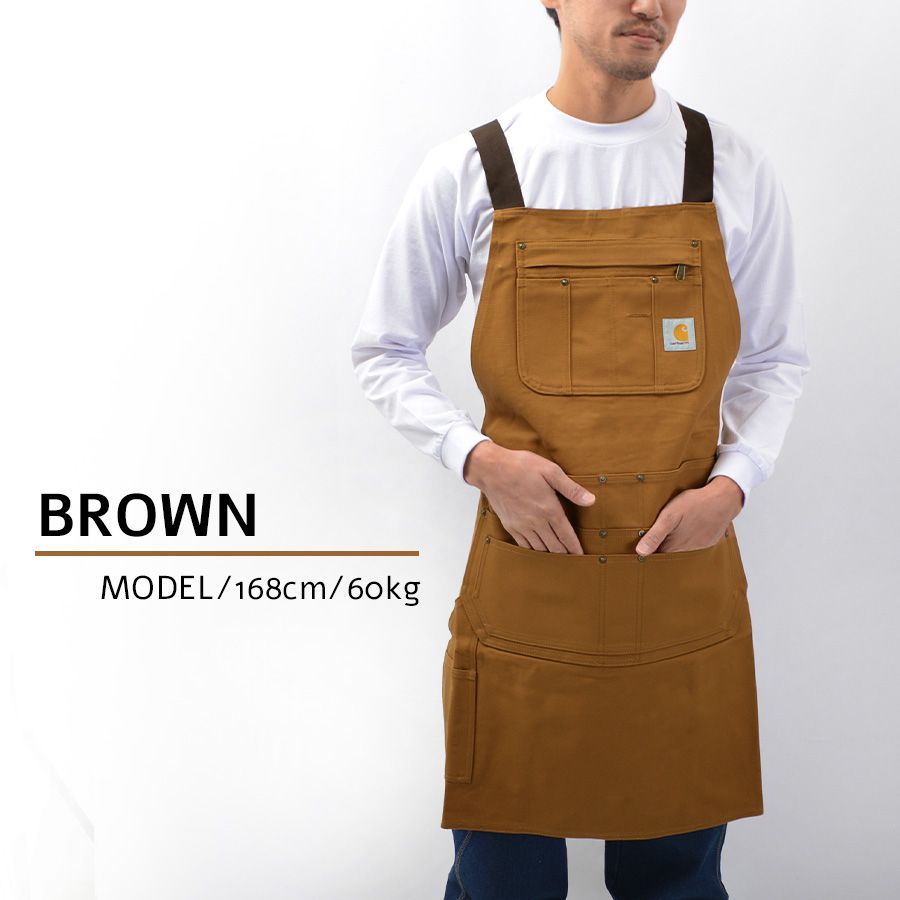 carhartt ブラウンエプロン OFA Carhartt カーハート エプロン メンズ レディース ツールエプロン