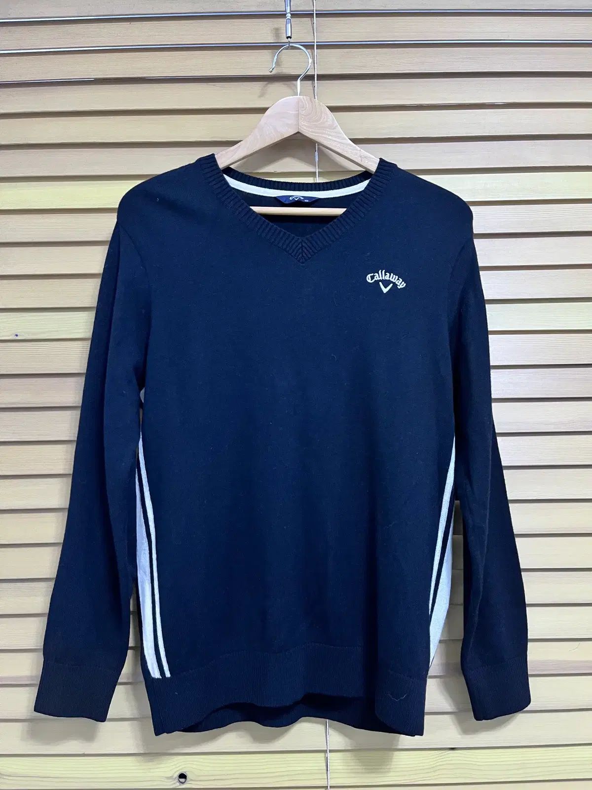 キャロウェイ メンズ ウール Vネックニット