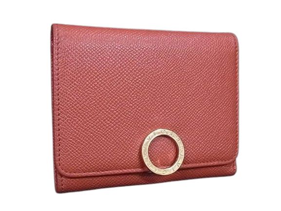 美品 BVLGARI ブルガリ 財布 ブルガリブルガリ - オレンジ系 レザー