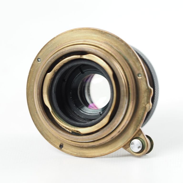 LEICA ライカ エルマー ELMAR L 50mm F3.5 沈胴 L39マウント ゴールドペイント #13998 LEICA ライカ エルマー ELMAR L 50mm F3.5 沈胴 L39マウント ゴールド