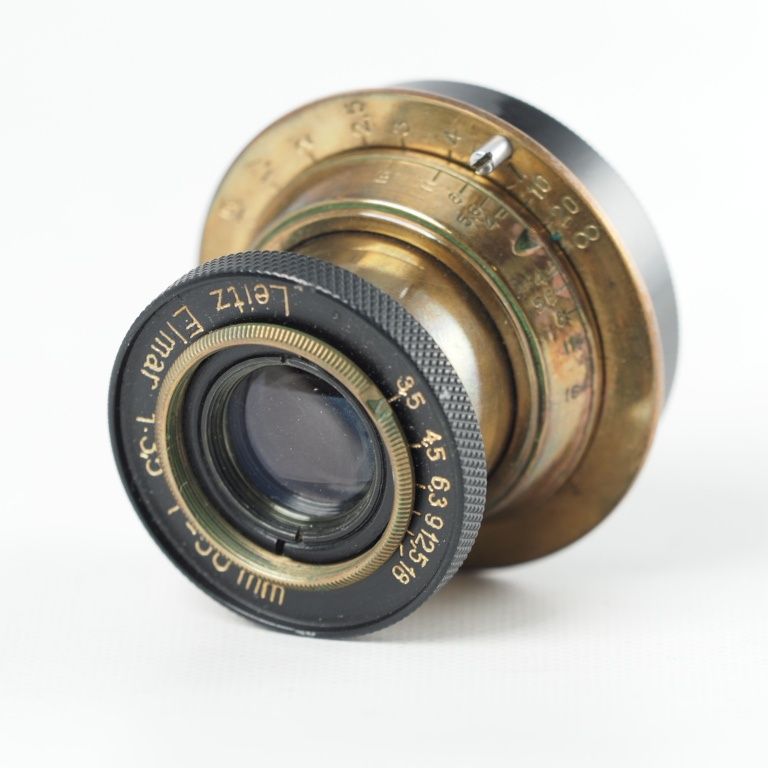 LEICA ライカ エルマー ELMAR L 50mm F3.5 沈胴 L39マウント ゴールドペイント #13998 LEICA ライカ エルマー ELMAR L 50mm F3.5 沈胴 L39マウント ゴールド