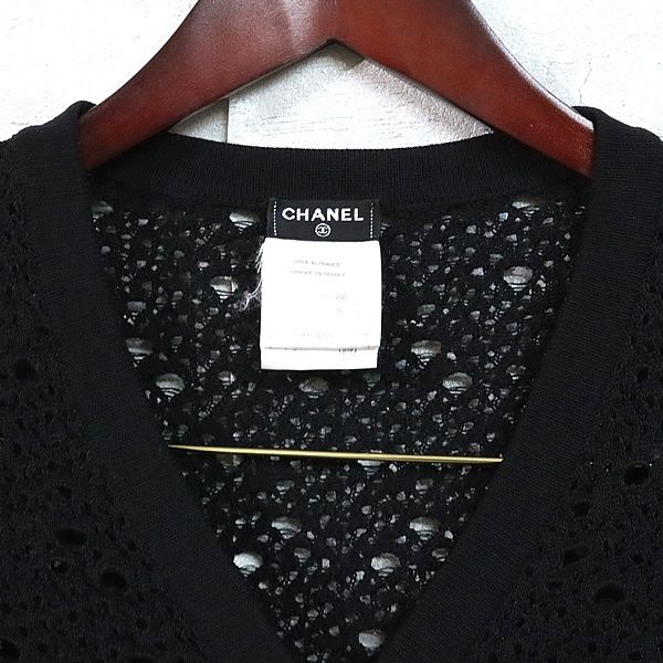 広尾店】シャネル CHANEL ココボタン レースカーディガン P43331