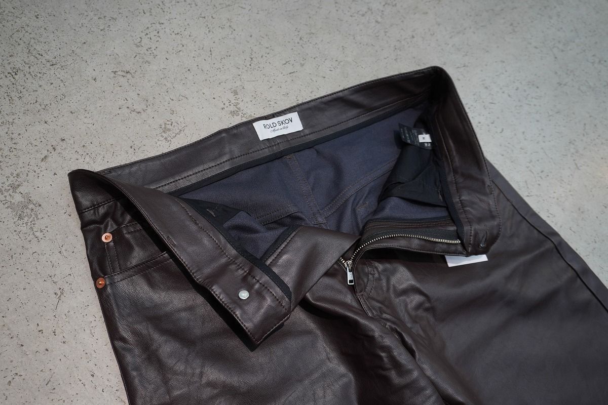 国内正規 美品 24AW ROLD SKOV ロードスコフ WIDE PANT BROWN