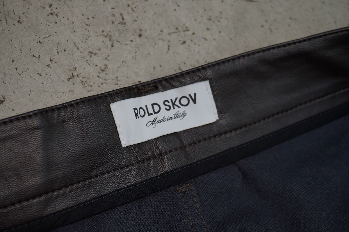 国内正規 美品 24AW ROLD SKOV ロードスコフ WIDE PANT BROWN