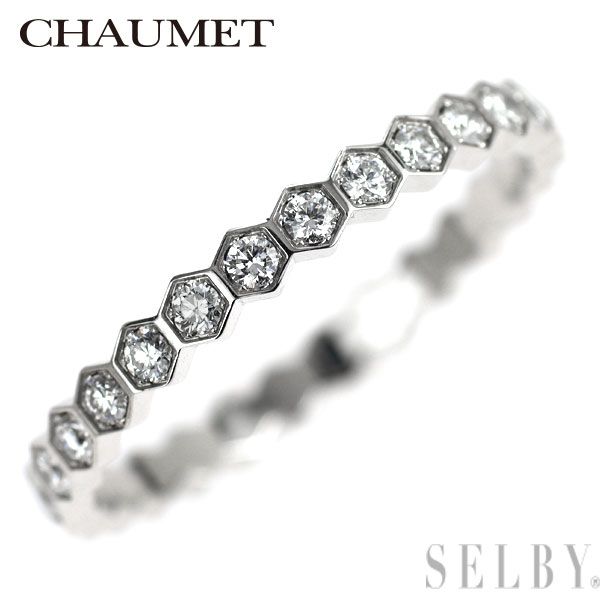 ショーメ K 18 WG ダイヤモンド リング ビー ドゥ ビーマイラブ 54号