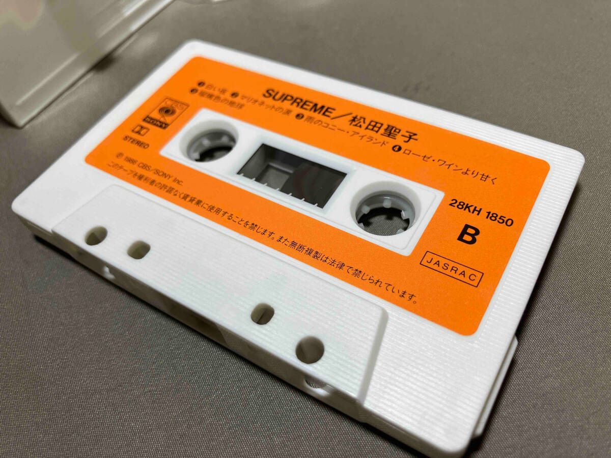 ジャンク 松田聖子 SUPREME カセットテープ※動作未確認 - メルカリ