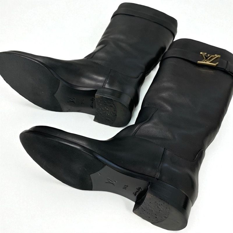 ルイヴィトン LOUIS VUITTON ブーツ ロングブーツ 靴 シューズ レザー