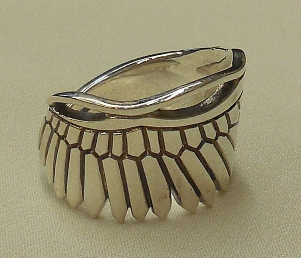 earth music - ecology 劇場版魔法少女まどか マギカ×earth ウィングリング ver.悪魔ほむら シルバー925 10号 日本サイズ