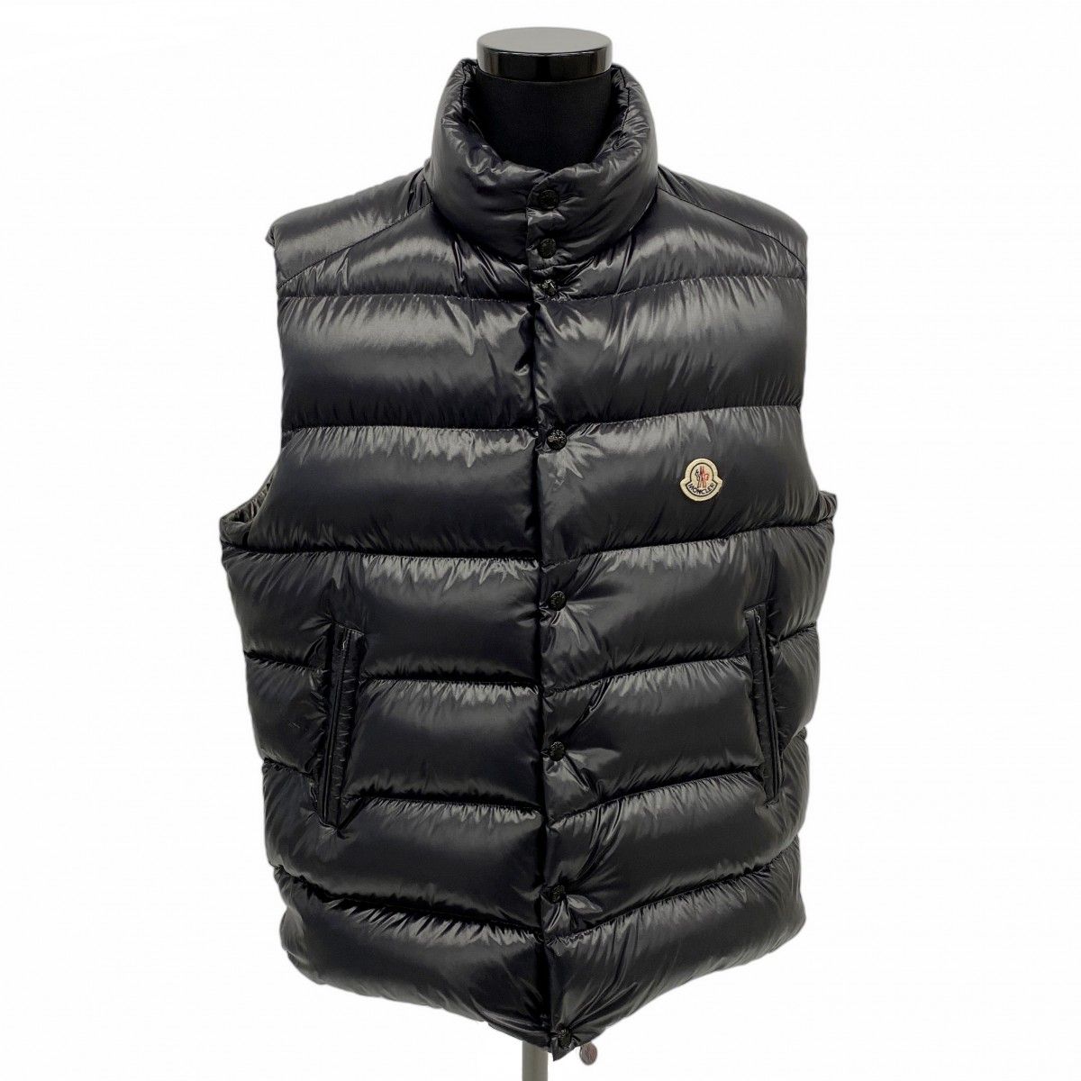 ☆SALE【5apm0044】モンクレール ダウンベスト 6 ブラック ナイロン