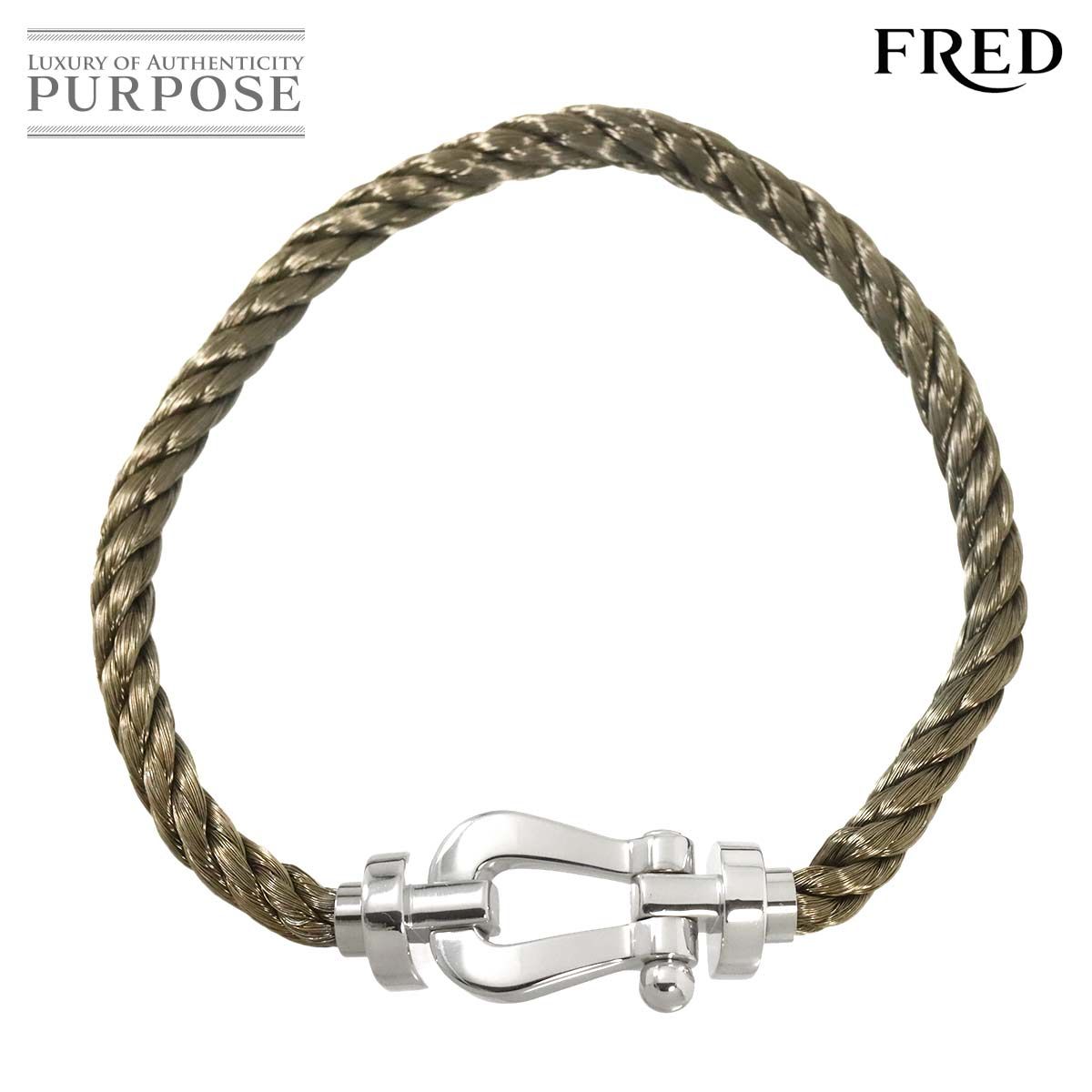 フレッド FRED フォース10 ブレスレット #17 ラージ LM K18 WG