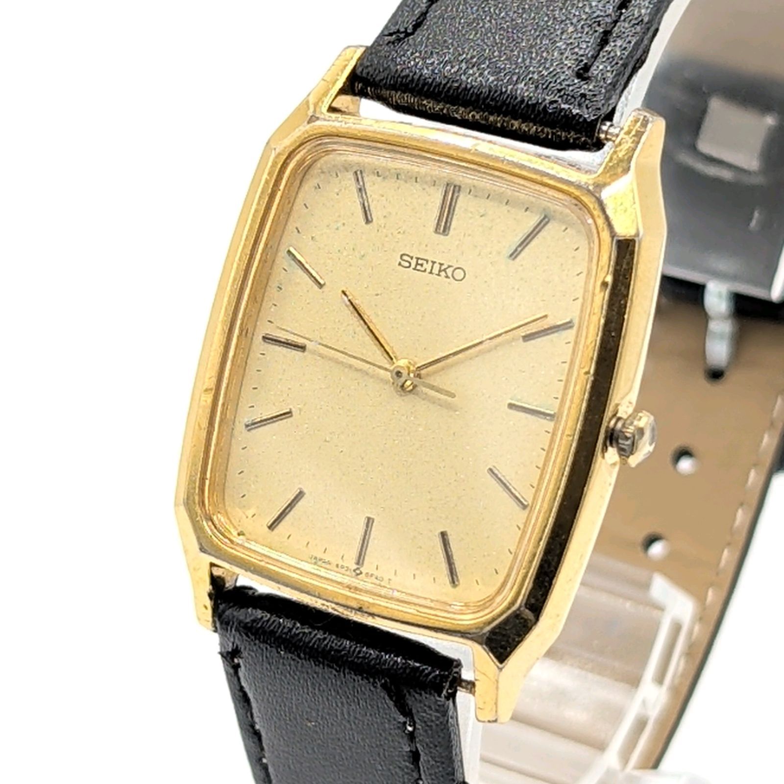セイコー スクエア ゴールド 5P31-5E00 クオーツ メンズ 腕時計 SEIKO