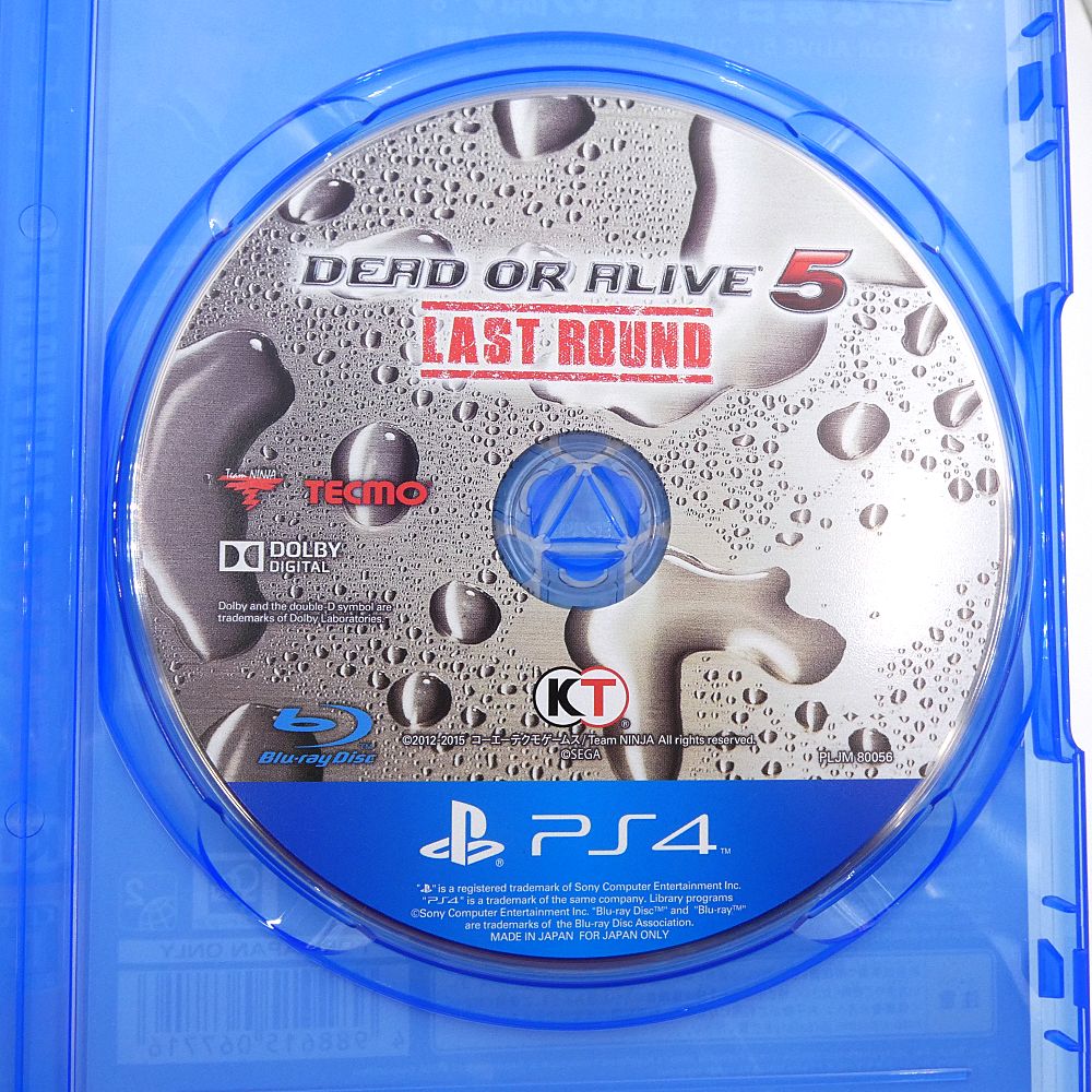 小牧店】PS4 DEAD OR ALIVE 5 Last Round デッド オア アライブ 5
