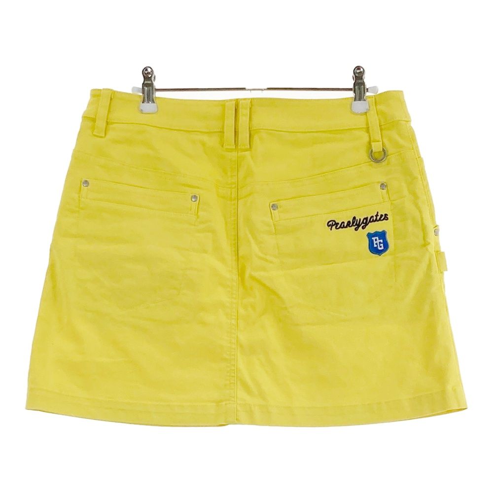 サイズ 2 PEARLY GATES パーリーゲイツ 30周年 スカート イエロー系 ゴルフウェア レディース ストスト