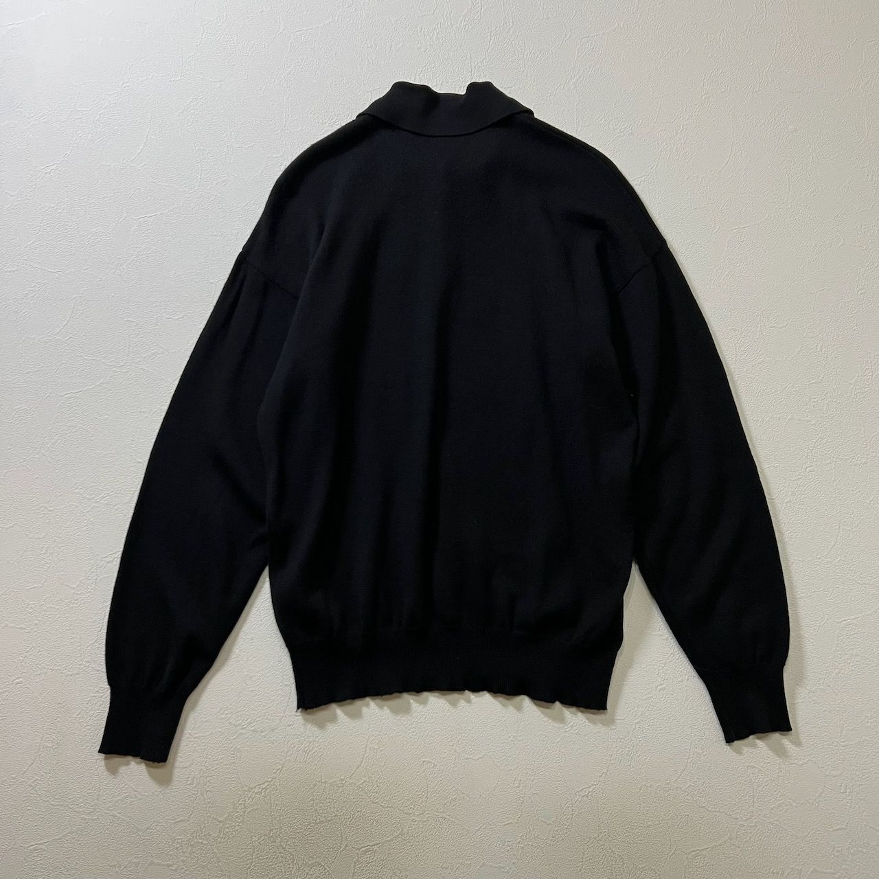 80s France LACOSTE ウール ワンポイントロゴ フレラコ ニット