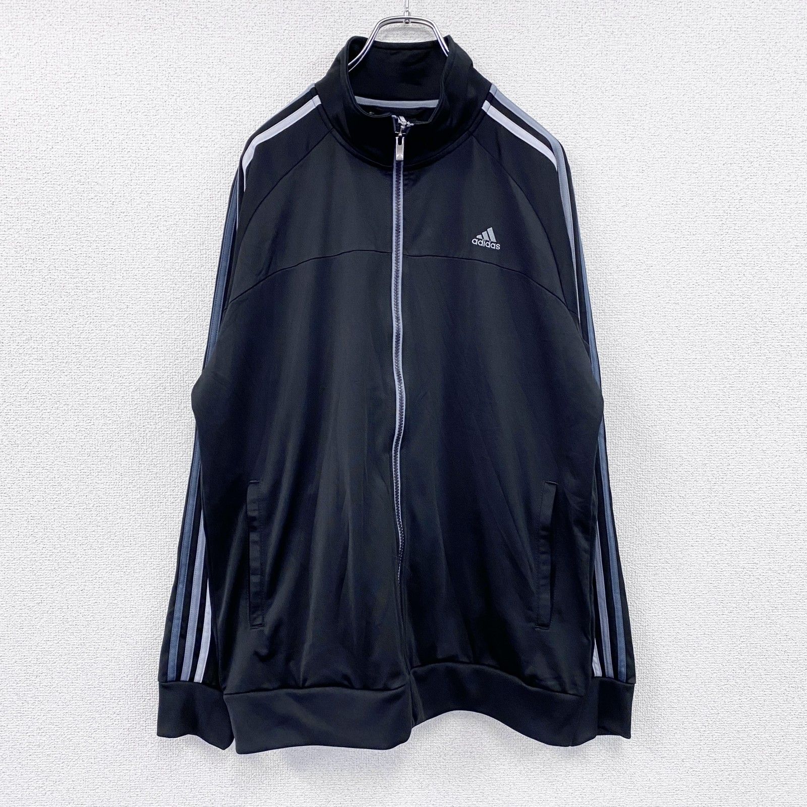 adidas アディダス トラックジャケット ジャージ　USED 古着 used adidas アディダス トラックジャケット/ジャージ 黒