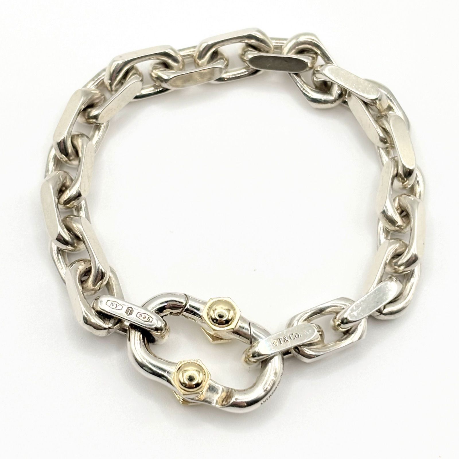 希少 TIFFANY&Co. ティファニー MAKERS メイカーズ ワイド チェーン