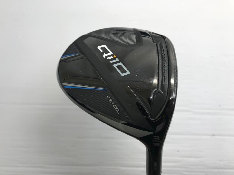 テーラーメイド Qi 10 15度 VENTUS TR BLUE 6 Xフレックス フェアウェイウッド 最短