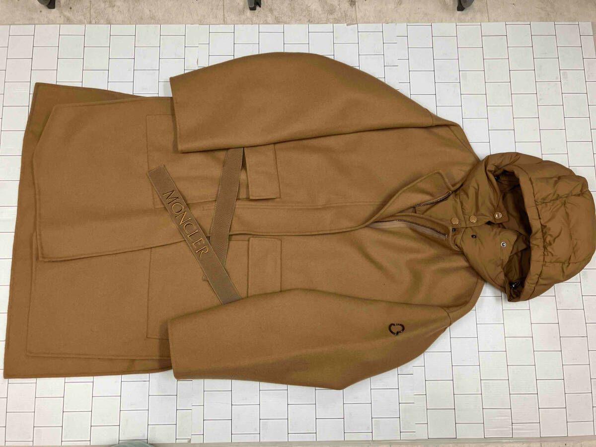 コート ブラウン MONCLER ロングコート モンクレール FLEOLE レディース