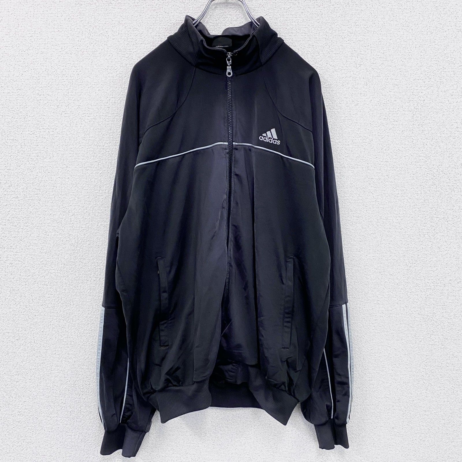 古着 used adidas アディダス トラックジャケット/ジャージ 黒