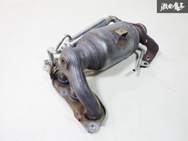 ダイハツ触媒 実動外し/崩れ無し ダイハツ 純正 LA300S ミラ イース KF-VE 触媒