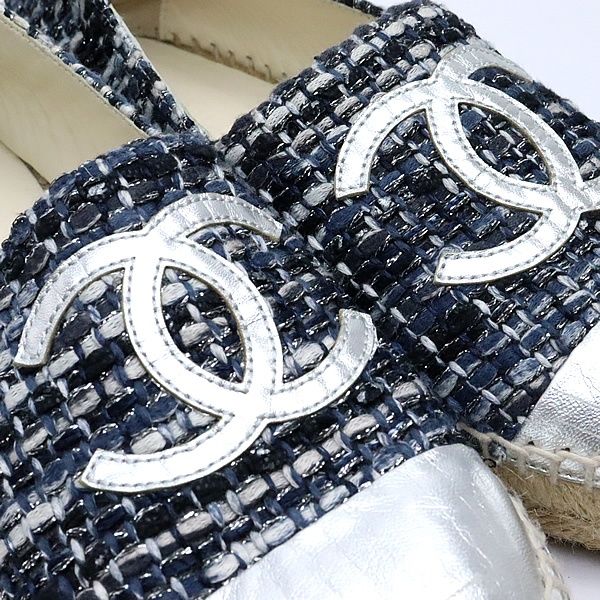 広尾店】シャネル CHANEL エスパドリーユ レディース フラットシューズ