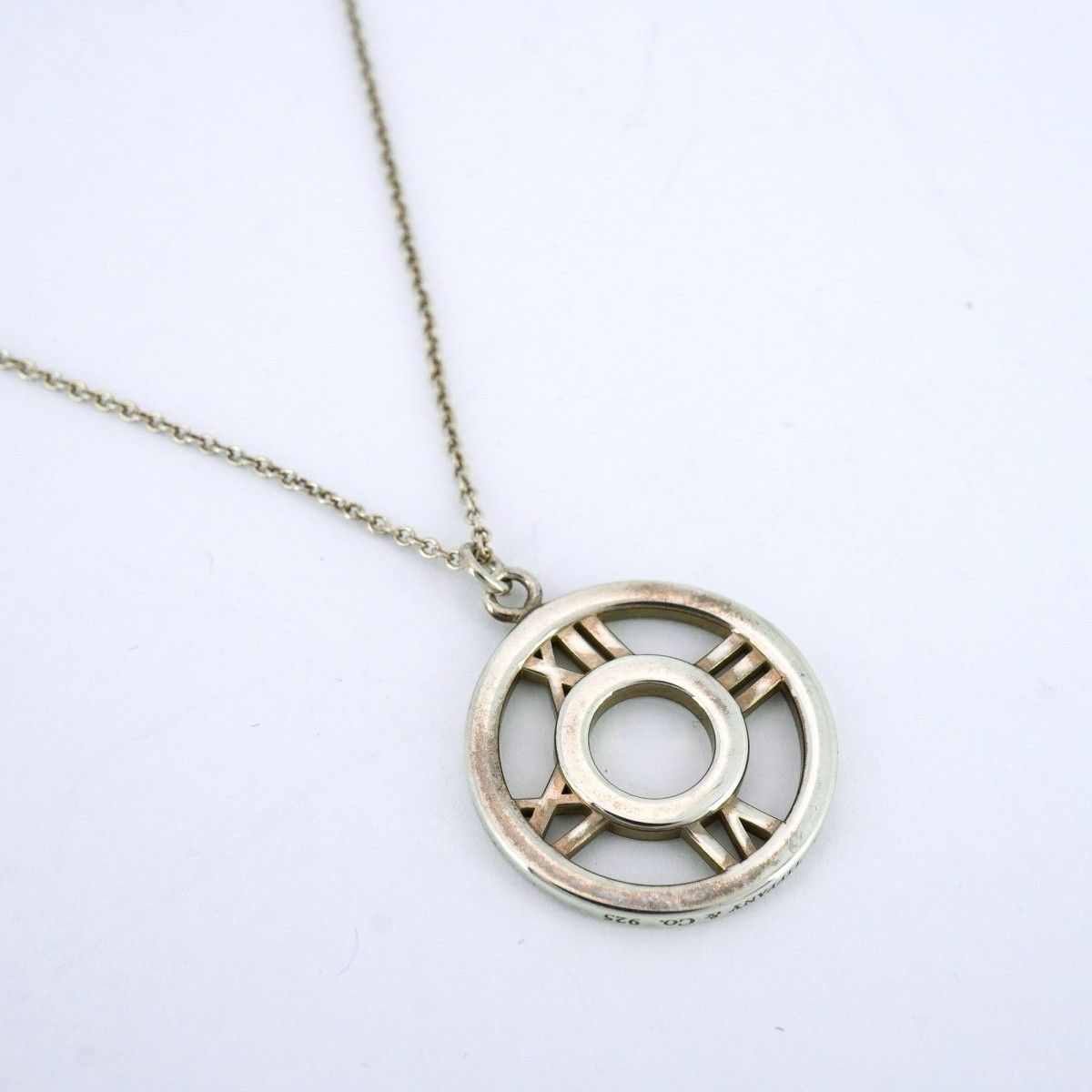 5job0578】ティファニー ネックレス アトラス サークル シルバー925