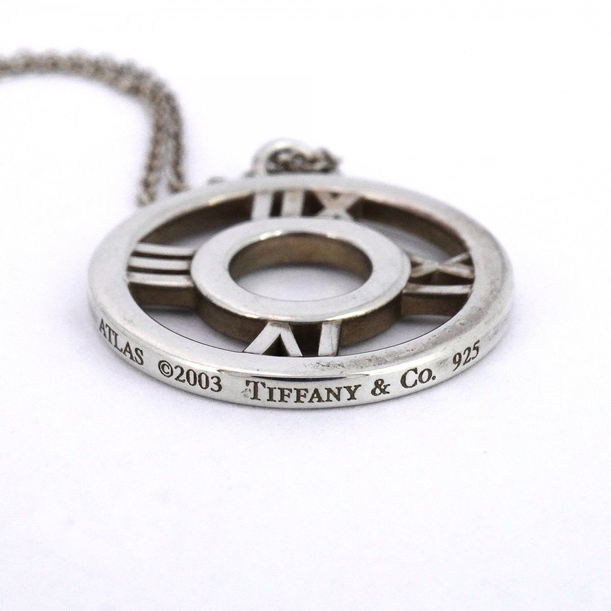 5job0578】ティファニー ネックレス アトラス サークル シルバー925