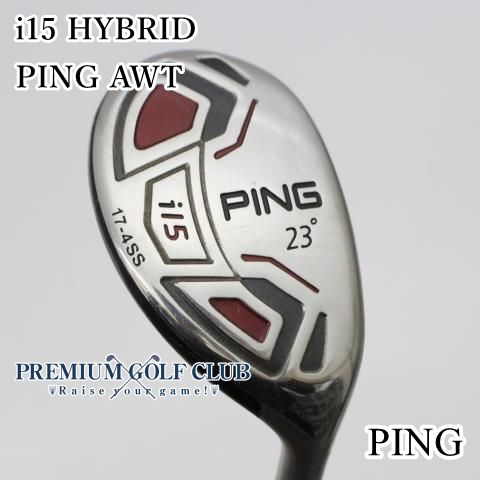 【】[Cランク] ユーティリティ ピン i15 HYBRID/PING AWT/S/23[5397]