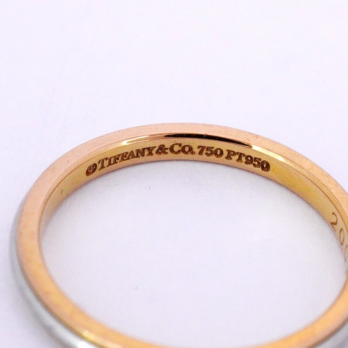 5job0591】ティファニー リング ルシダバンド K18YG イエローゴールド