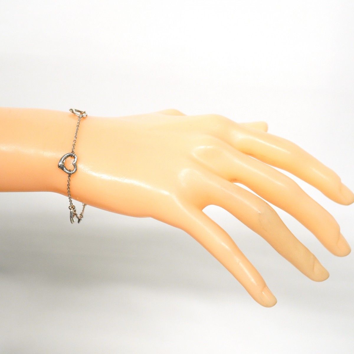 美品　Tiffany オープンハート　5p ブレスレット 楽天市場】ティファニー Tiffany & Co. ブレスレット オープン ハート