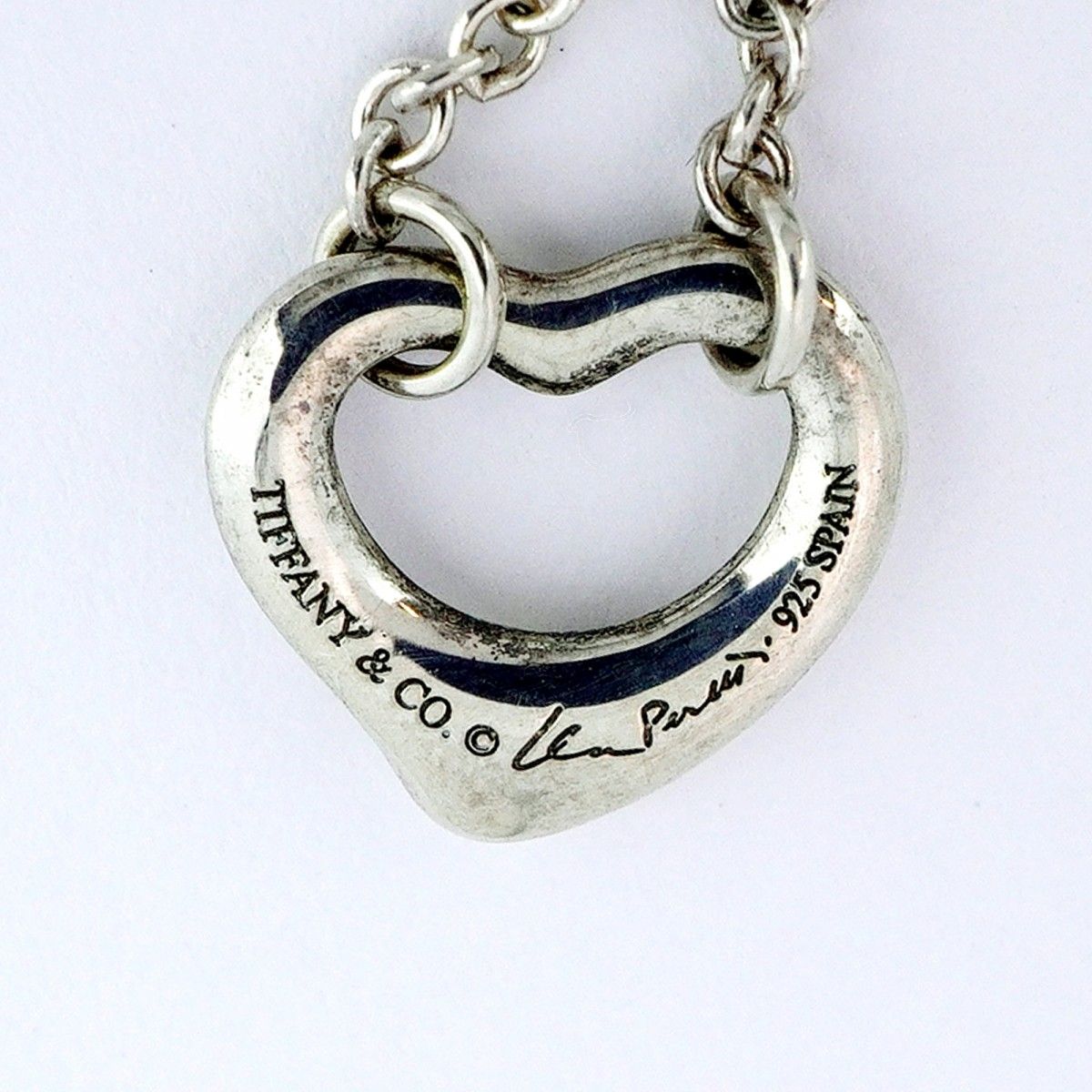 5job0594】ティファニー ブレスレット オープンハート 5連 シルバー925