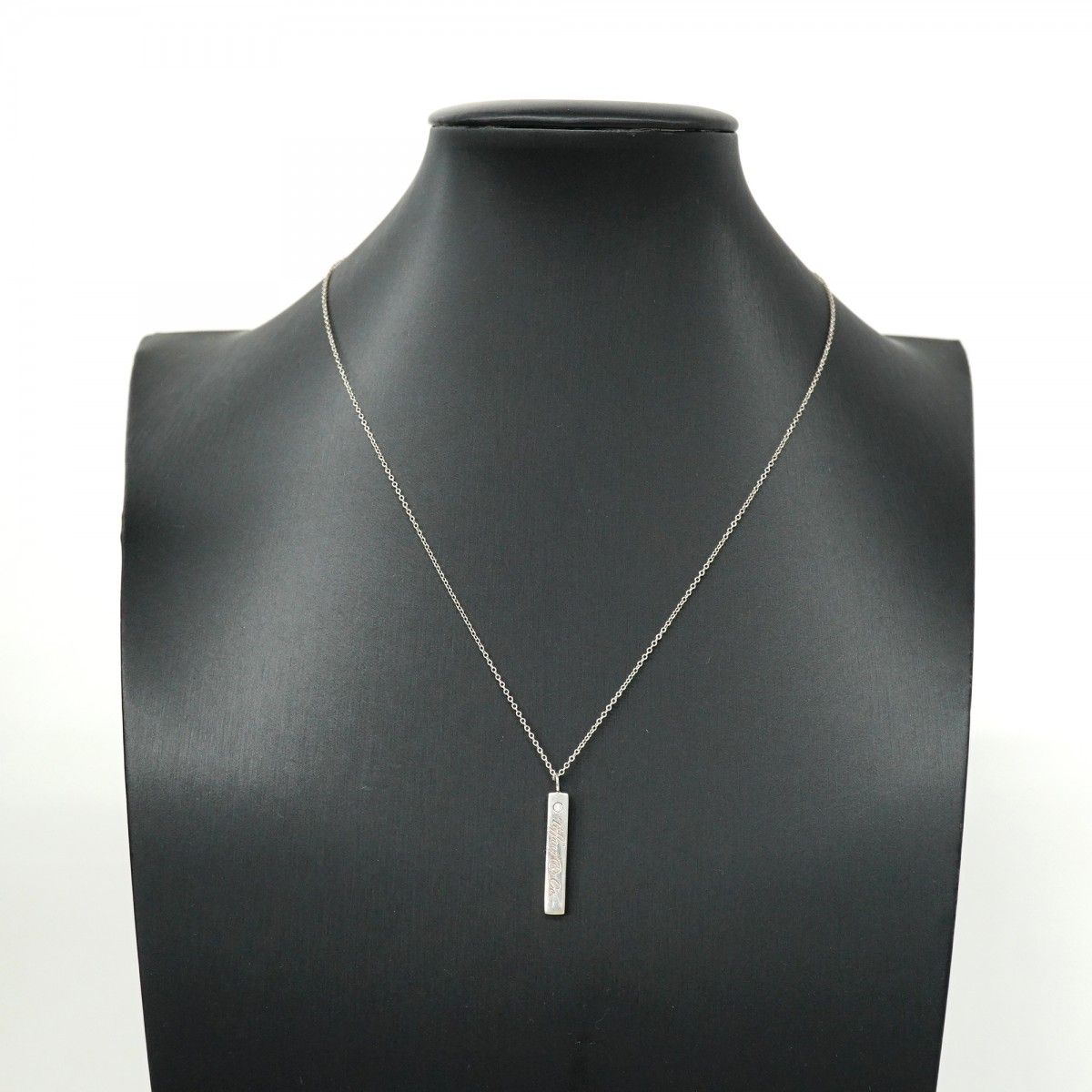 5job0597】ティファニー ネックレス ノーツバー 1PD シルバー925