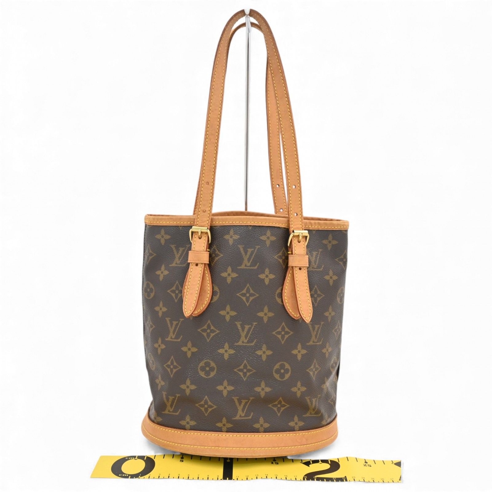 ルイヴィトン モノグラム バケットPM ショルダーバッグ Bランク