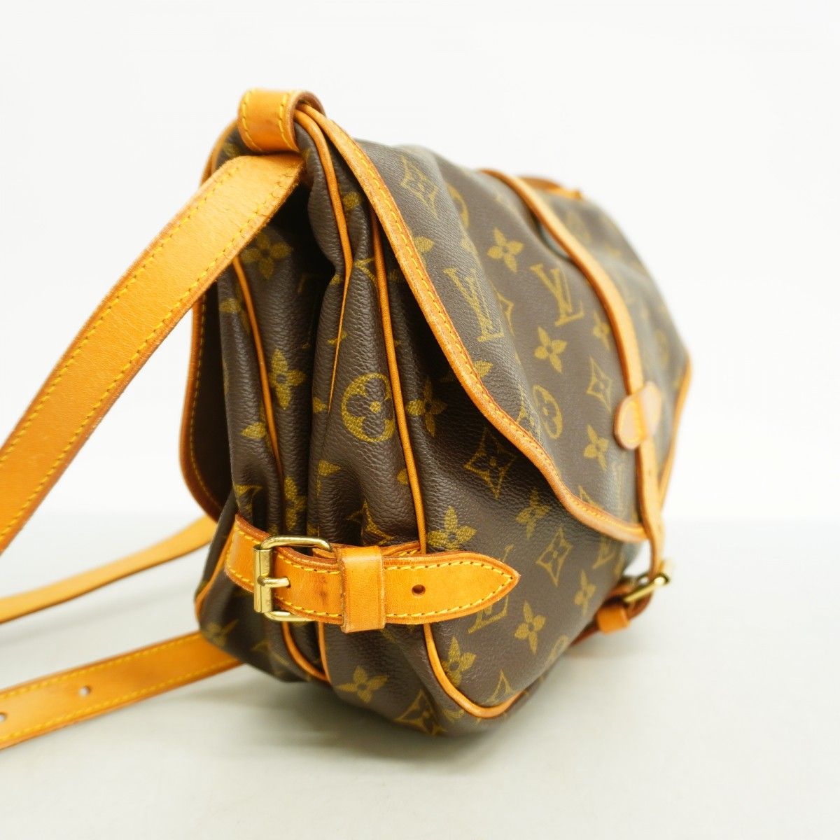5oe5873】ルイヴィトン ショルダーバッグ モノグラム ソミュール30