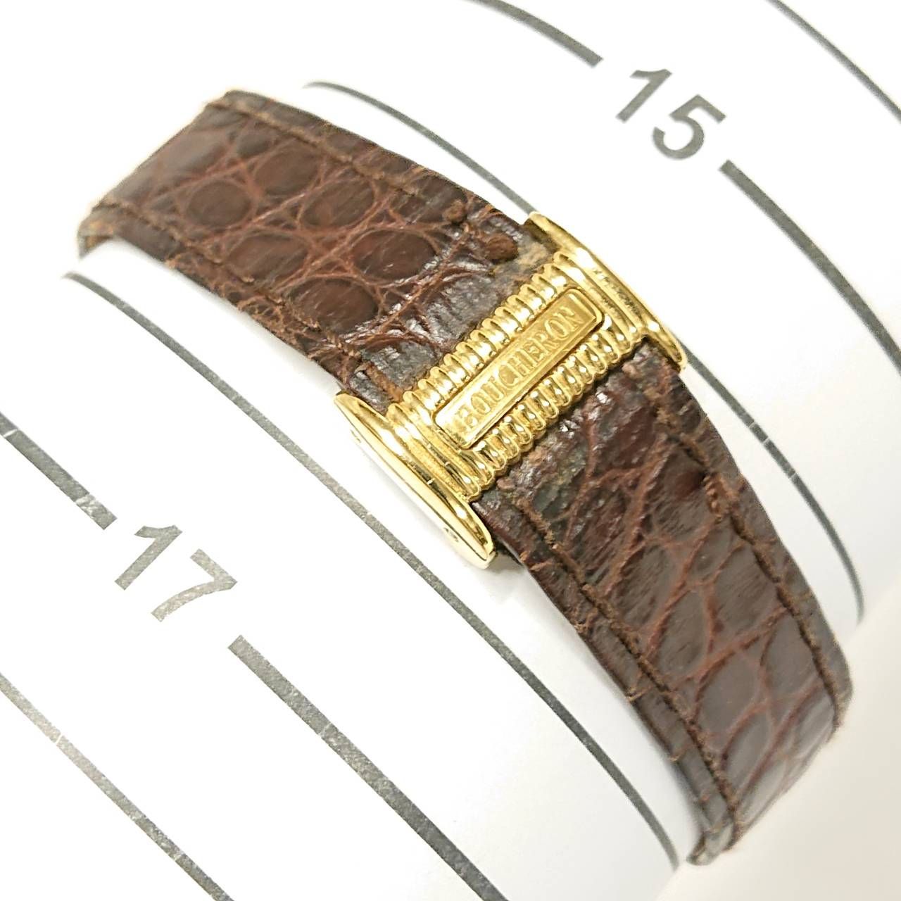 BOUCHERON REFLET MENS WA0095105 QUARTZ ブシュロン リフレ クォーツ K18YG メンズ 腕時計 箱・保証書・取扱説明書 BOUCHERON REFLET MENS WA0095105 QUARTZ ブシュロン リフレ クォーツ